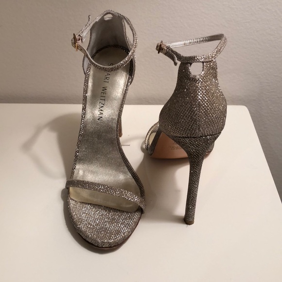 Stuart Weitzman platinum stilettos - Picture 4 of 6